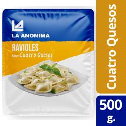 Ravioles 4 Quesos en Blíster La Anónima x 500 g.