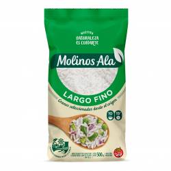 Arroz Grano Largo Fino Molinos Ala x 500 g.