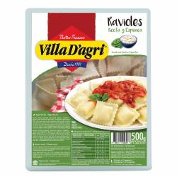 Ravioles Espinaca y Ricotta Villa Dagri x 500 g.