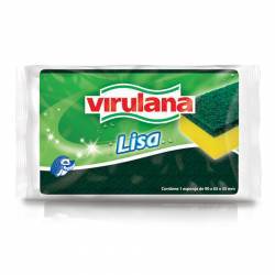 Fibra Esponja Lisa Virulana x 1 un.
