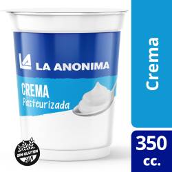 Crema de Leche Pasteurizada La Anónima Pote x 350 cc.