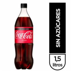 Gaseosa Cola Diet Coca-Cola Zero Pet x 1,5 lt.