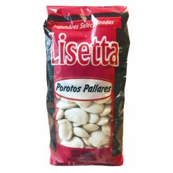 Porotos Secos Pallares Lisetta x 500 g.