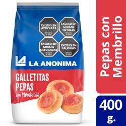Galletitas Pepas de Membrillo La Anonima x 400 g.