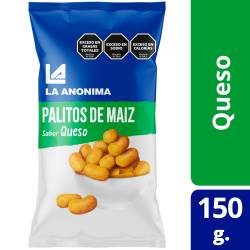Palitos de Maíz con Queso La Anónima x 150 g.