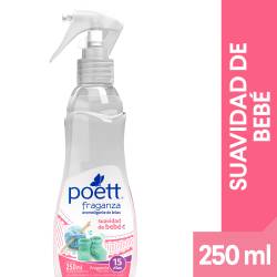 Perfume para Ropa Poett Fraganza Suavidad Bebé x 250 cc.
