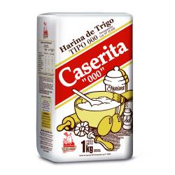 Harina de Trigo 000 Caserita x 1 Kg.