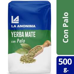 Yerba Mate con Palo La Anónima x 500 g.