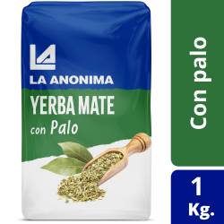 Yerba Mate con Palo La Anónima x 1 Kg.