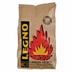 Carbón Vegetal Legno x 4 Kg.