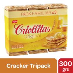 Galletitas Crackers Criollitas x 300 g.