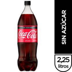 Gaseosa Cola Diet Coca-Cola Zero Pet x 2,25 lt.