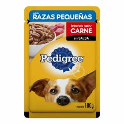 Pouch Perro Adulto Razas Pequeñas Carne Pedigree x 100 g.