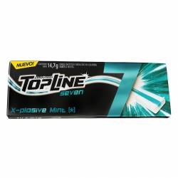 Chicles Top Line Menta 7 un. x 14 g.
