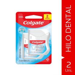 Hilo Dental Colgate Encerado 50 m. x 2 un.