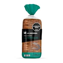Pan de Salvado La Anónima con Semillas de Lino x 540 g.
