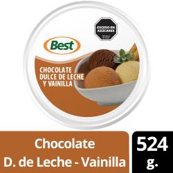 Helado Chocolate DDL Vainilla Best x 524 gr.