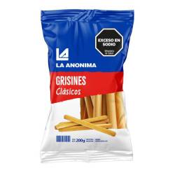 Grisines Clásicos La Anónima x 200 g.
