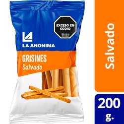 Grisines con Salvado La Anónima x 200 g.