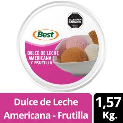 Helado DDL Americana Frutilla Best x 1,57 Kg.