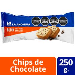 Budín con Chips de Chocolate La Anónima x 250 g.