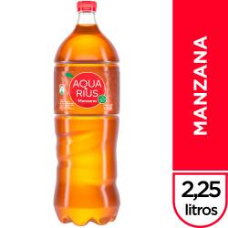 Agua Saborizada sin Gas Aquarius Manzana x 2,25 lt.