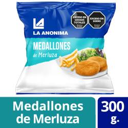 Medallones de Merluza Rebozados La Anónima x 300 g.