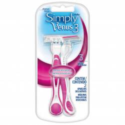 Maq. Afeitar Desc. Mujer Simply Venus x 2 Un.