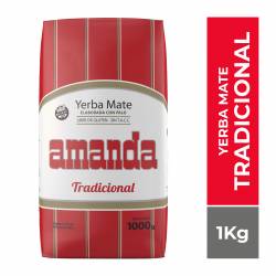 Yerba Mate Tradicional Amanda x 1 kg.