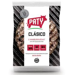 Hamburguesa de Carne Vacuna x 2 un. Paty x 160 gr.