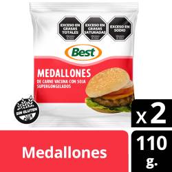 Medallones de Carne Vacuna Best x 2 un. 110 gr.