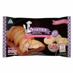 Empanadas de Jamon y Queso Congeladas x 4 Un. Pietro x 340 g.