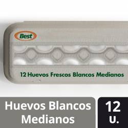 Huevo Blanco Celulosa x 12 un.