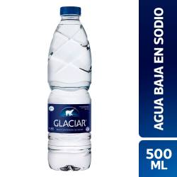 Agua Mineral sin gas Glaciar x 500 cc.