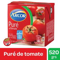Pulpa de Tomate Arcor Suave Brick x 520 g.