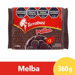 Galletitas de Chocolate Rellenas Sabor Limón x 3 Un. Melba x 360 g.