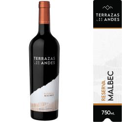 Vino Tinto Terrazas Malbec Reserva x 750 cc.