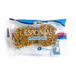Esponja de Bronce Best x 2 un.