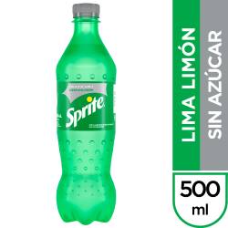 Gaseosa Lima Limón sin Azúcar Sprite Pet x 500 cc.