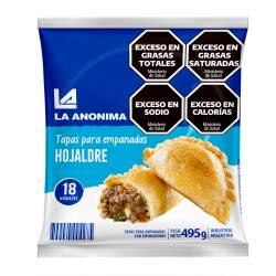 Tapas para Empanadas La Anónima Horno x 18 un. 495 g.