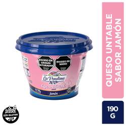 Queso Fundido Untable Jamón La Paulina x 190 g.
