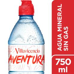 Agua Mineral sin gas Villavicencio Sport x 750 cc.