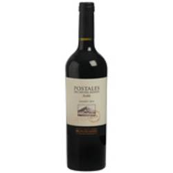 Vino Tinto Postales Malbec Roble x 750 cc.