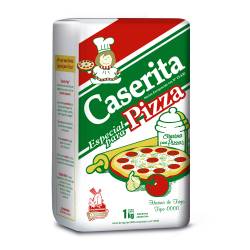 Harina de Trigo 0000 para Pizza Caserita x 1 Kg.