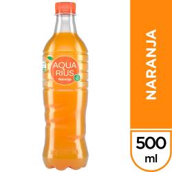 Agua Saborizada sin Gas Aquarius Naranja x 500 cc.