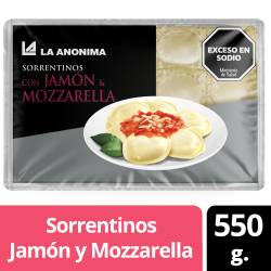 Sorrentinos Jamón y Muzzarella Artesanal La Anónima x 550 g.