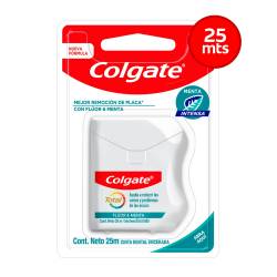 Hilo Dental Colgate Total 12 Flúor Y Menta 25 M