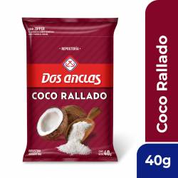 Coco Rallado Dos Anclas x 40 g.