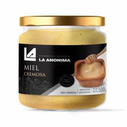 Miel de Abejas La Anónima Cremosa Frasco x 500 g.