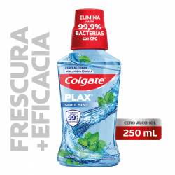 Enjuague Bucal Colgate Plax Soft Mint sin alcohol 250 ml